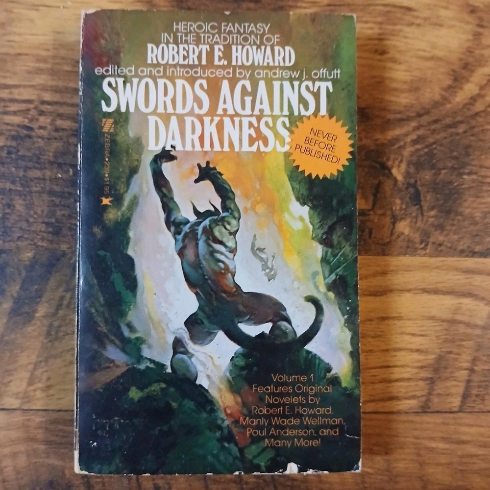 Swords Against Darkness 1 First Printing PB 1977 Frazetta Cover Robert E. Howard